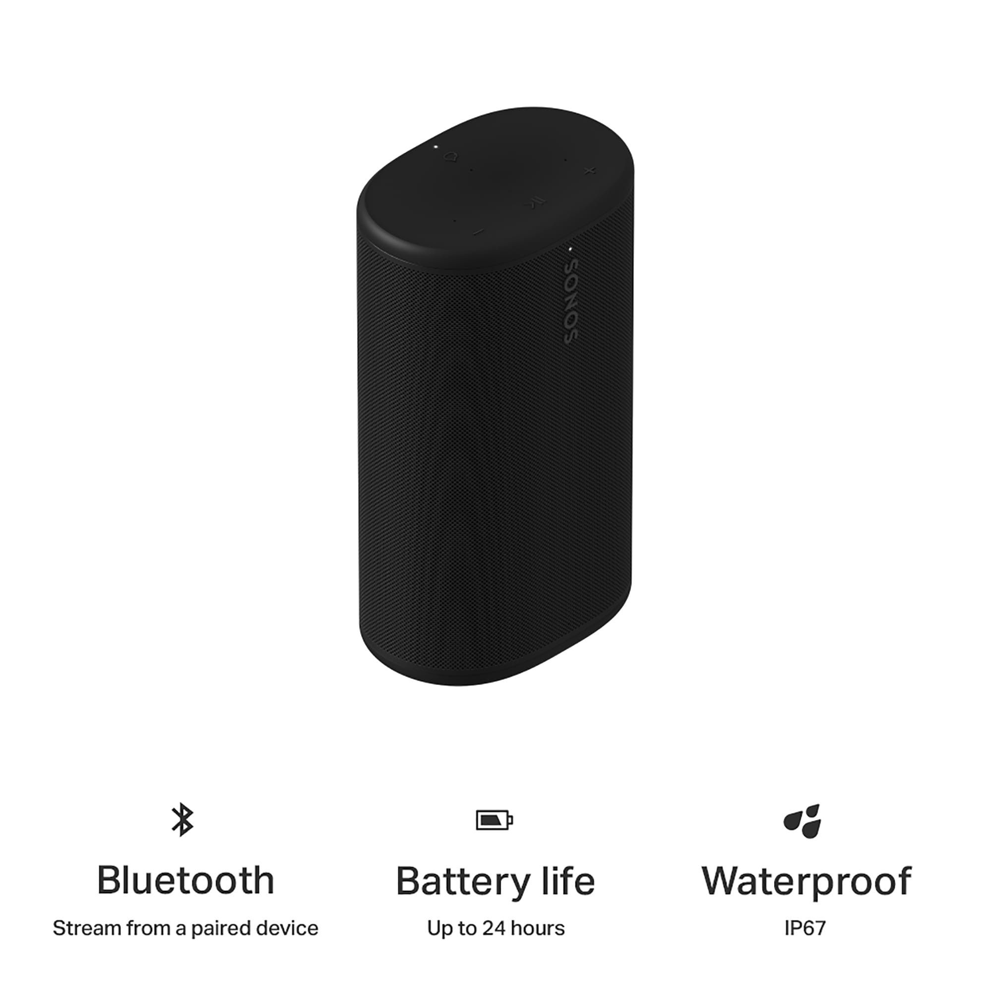Sonos Play Portable Wireless Speaker – Black Sonos Play Portable Wireless Speaker – Black