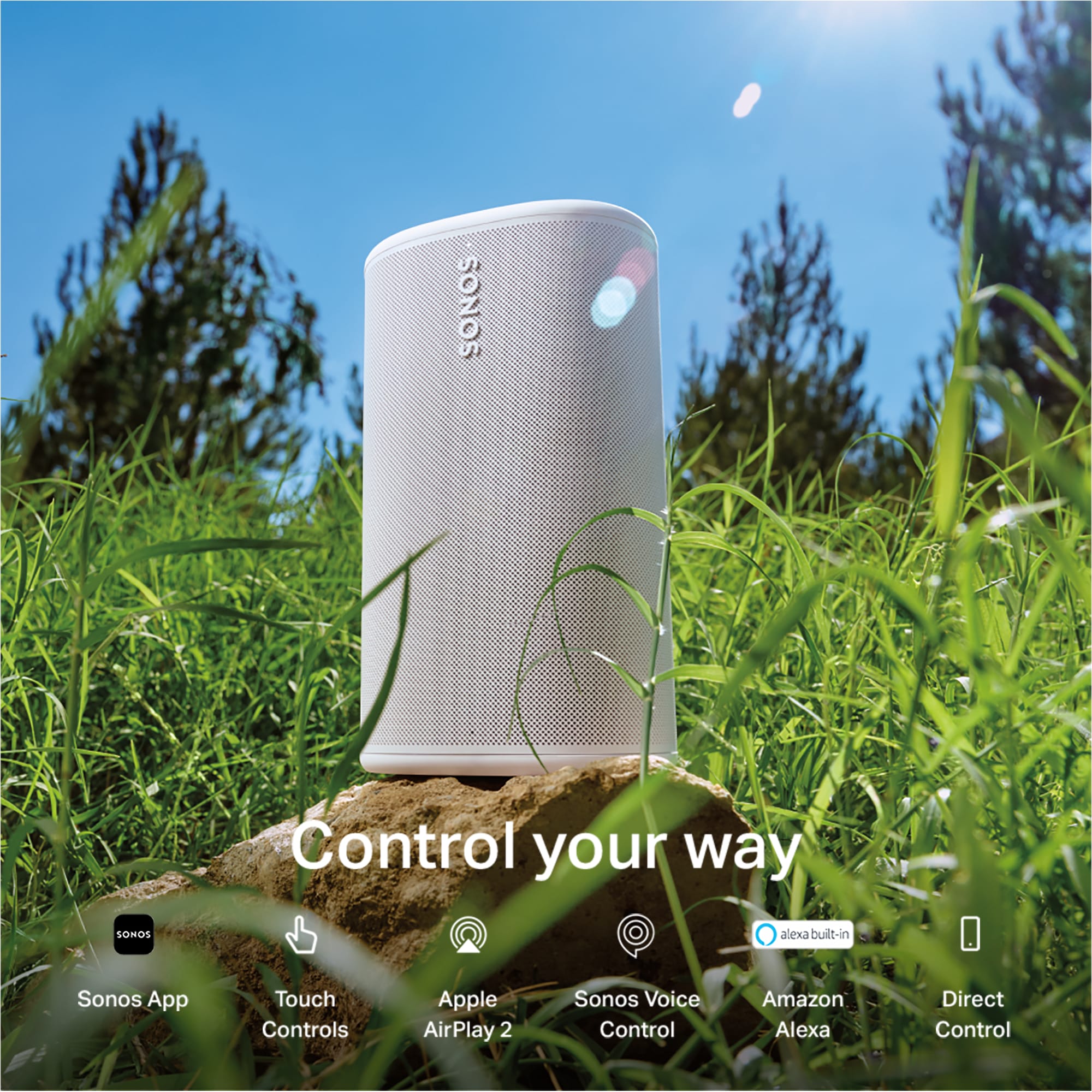Sonos Play Portable Wireless Speaker – White Sonos Play Portable Wireless Speaker – White