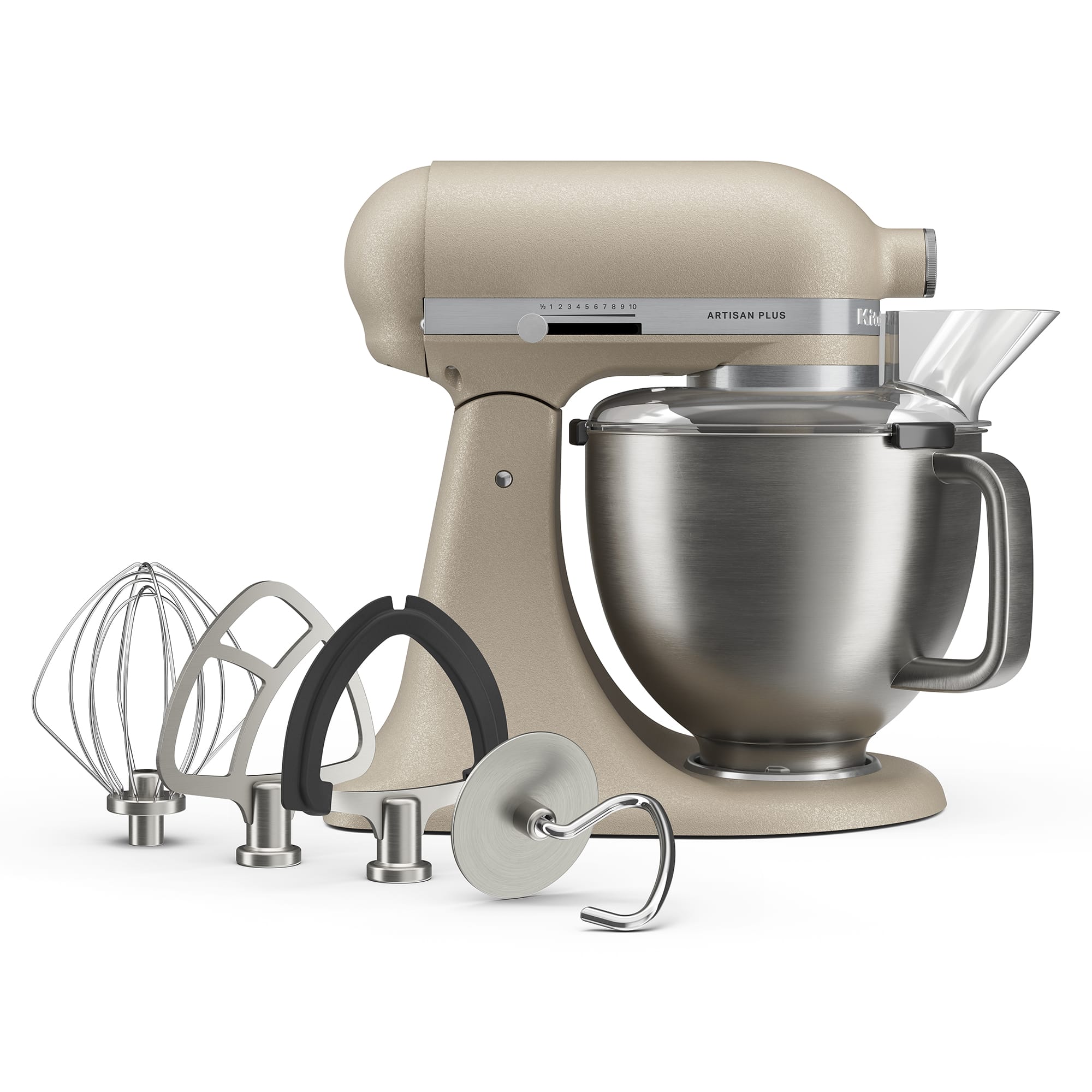 KitchenAid Artisan Plus 4.7L Tilt-Head Stand Mixer – Oat – 5KSM50PKVBOC KitchenAid Artisan Plus 4.7L Tilt-Head Stand Mixer – Oat – 5KSM50PKVBOC
