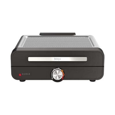 Ninja Sizzle Indoor Grill & Flat Plate – Black | GR101UK