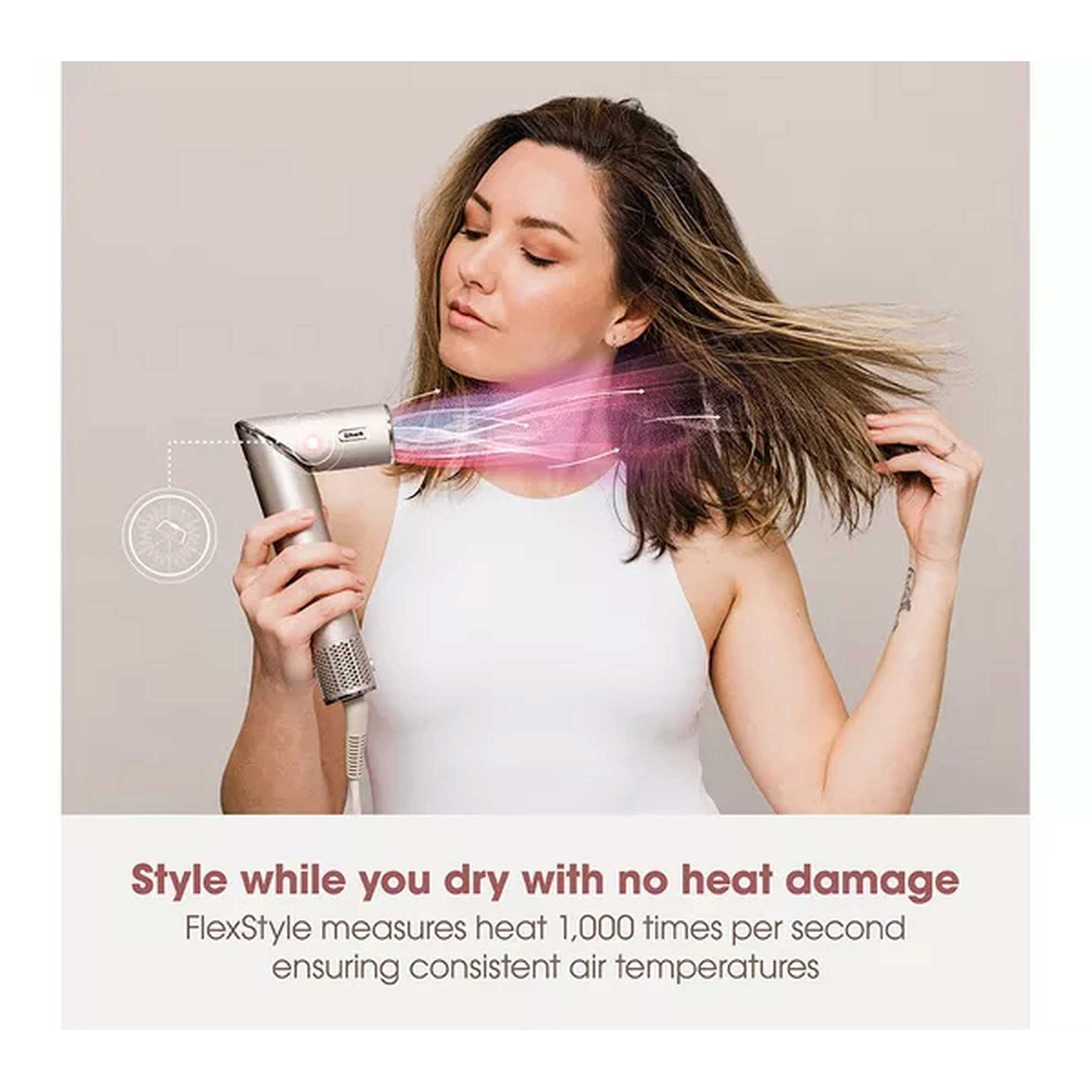 Shark FlexStyle 5-in-1 Air Styler & Hair Dryer with Storage Case – Stone | HD446SLUK Shark FlexStyle 5-in-1 Air Styler & Hair Dryer with Storage Case – Stone | HD446SLUK