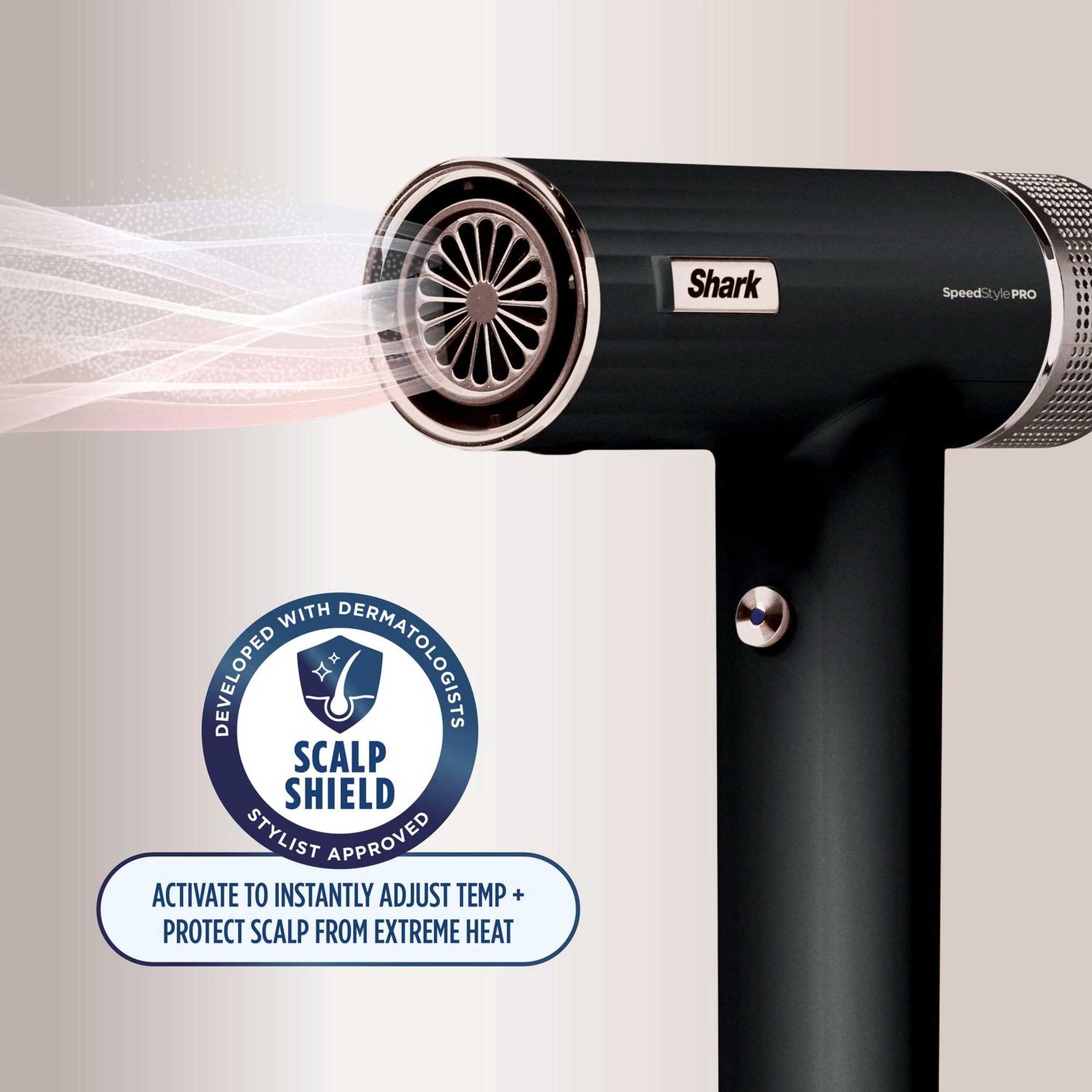 Shark SpeedStyle Pro High-Velocity Hair Dryer System – Black | HD701UK Shark SpeedStyle Pro High-Velocity Hair Dryer System – Black | HD701UK