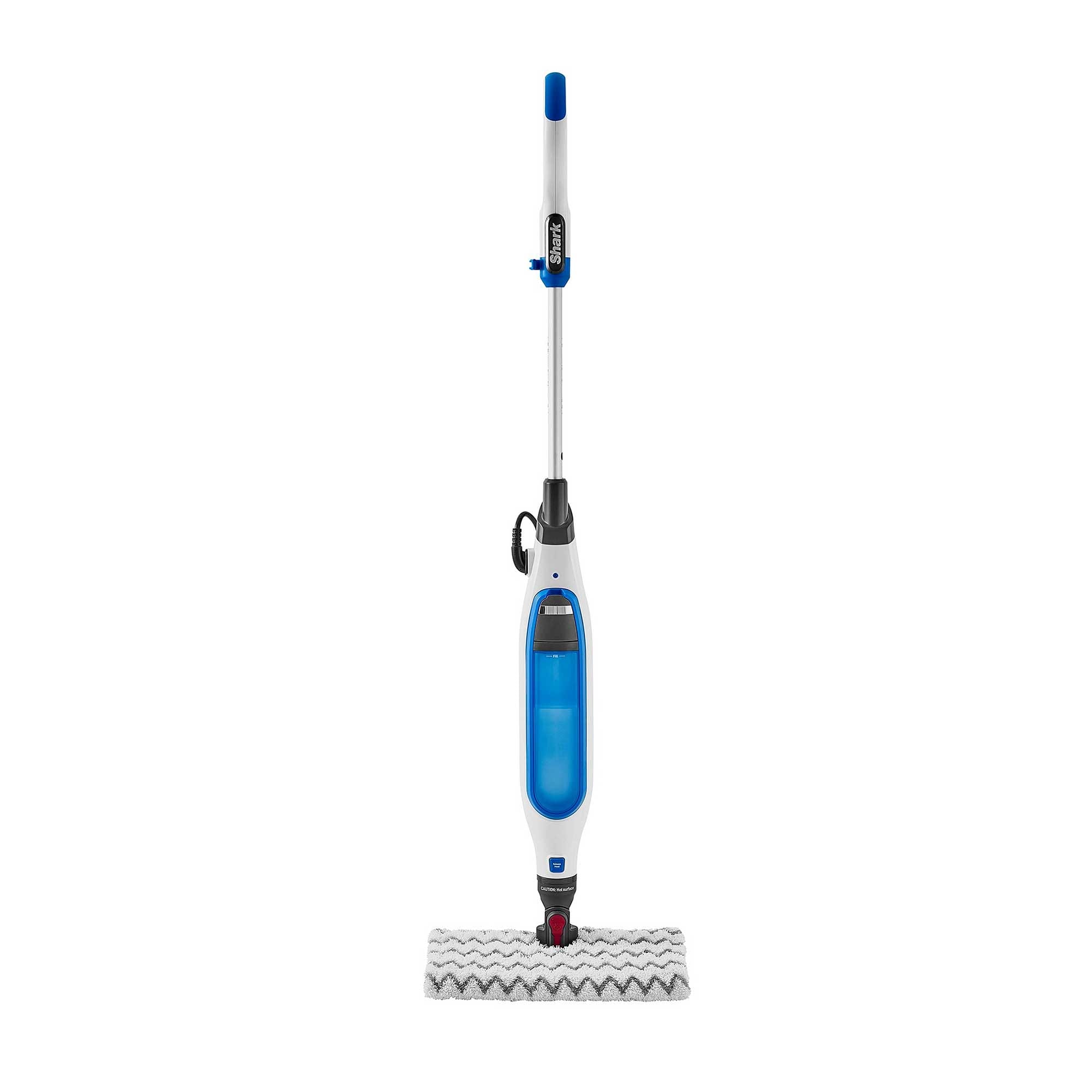 Shark Klik n'Flip Manual Steam Pocket Mop – White & Blue | S6001UK Shark Klik n'Flip Manual Steam Pocket Mop – White & Blue | S6001UK